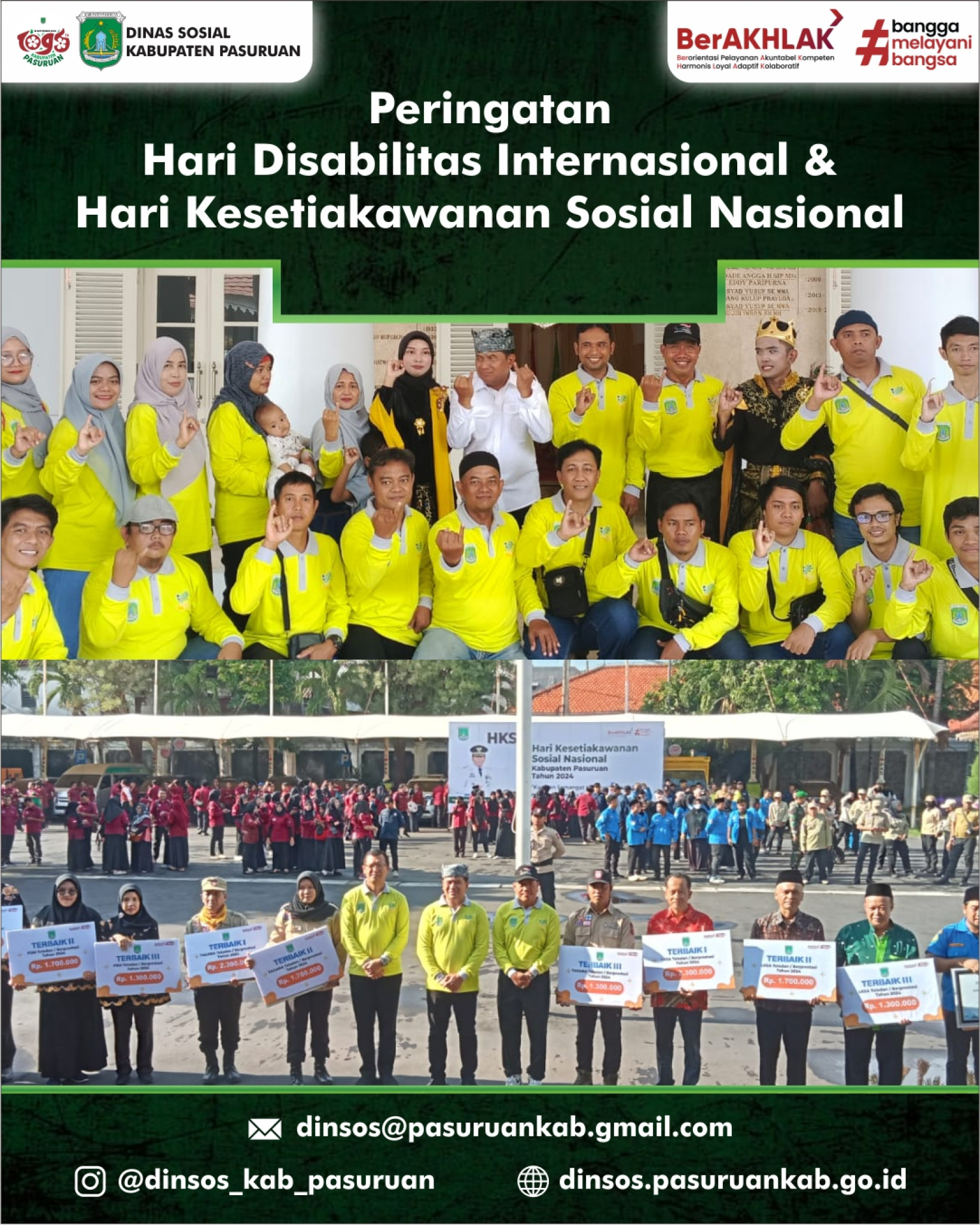 Peringatan Hari Disabilitas Internasional & Hari Kesetiakawanan Sosial Nasional
