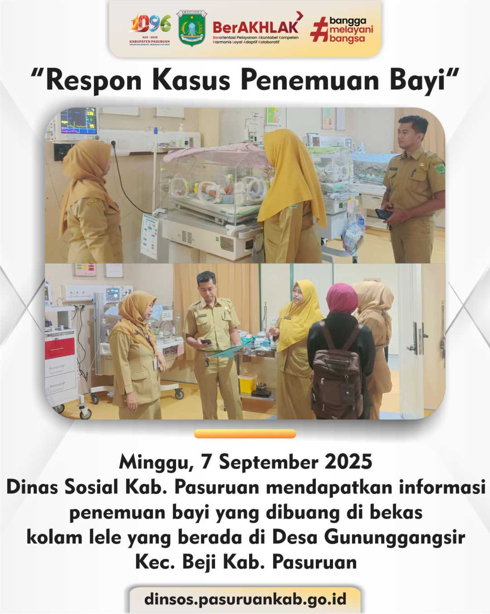 Respon Kasus Penemuan Bayi