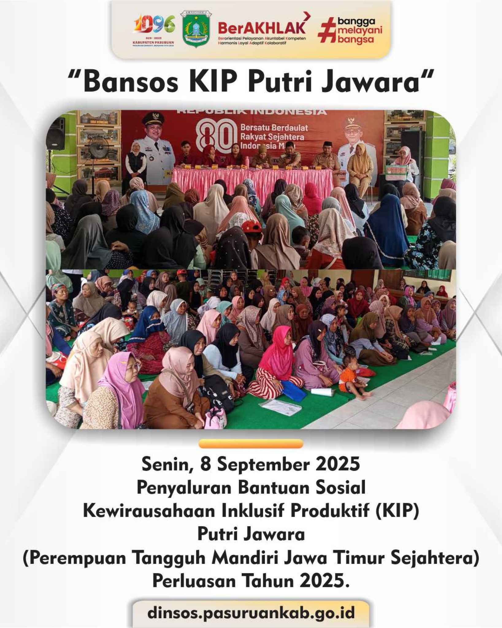 Bansos KIP Putri Jawara