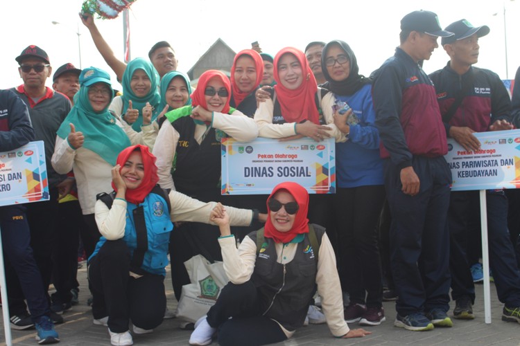 Senam Bersama Hari Jadi Kab, Pasuruan