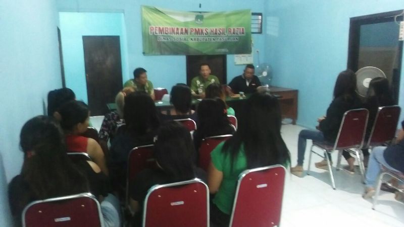 Pembinaan Hasil Razia PSK 